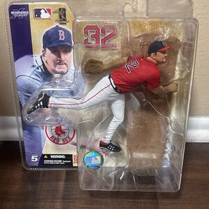 Derek Lowe Boston Red Sox Action Figure - Red and White new in plastic container